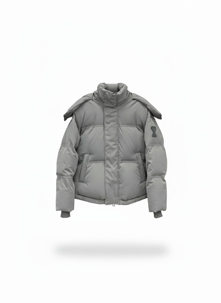 Gray jacket without hanger
